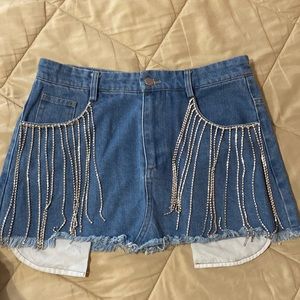 mini beaded skirt